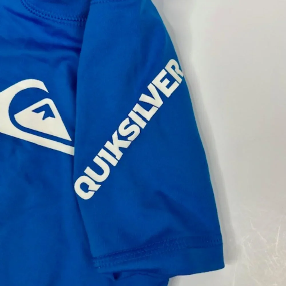 Quiksilver Toddler Short-Sleeve Rashguard Surf Shirt with UPF 50+ Sun Protection
